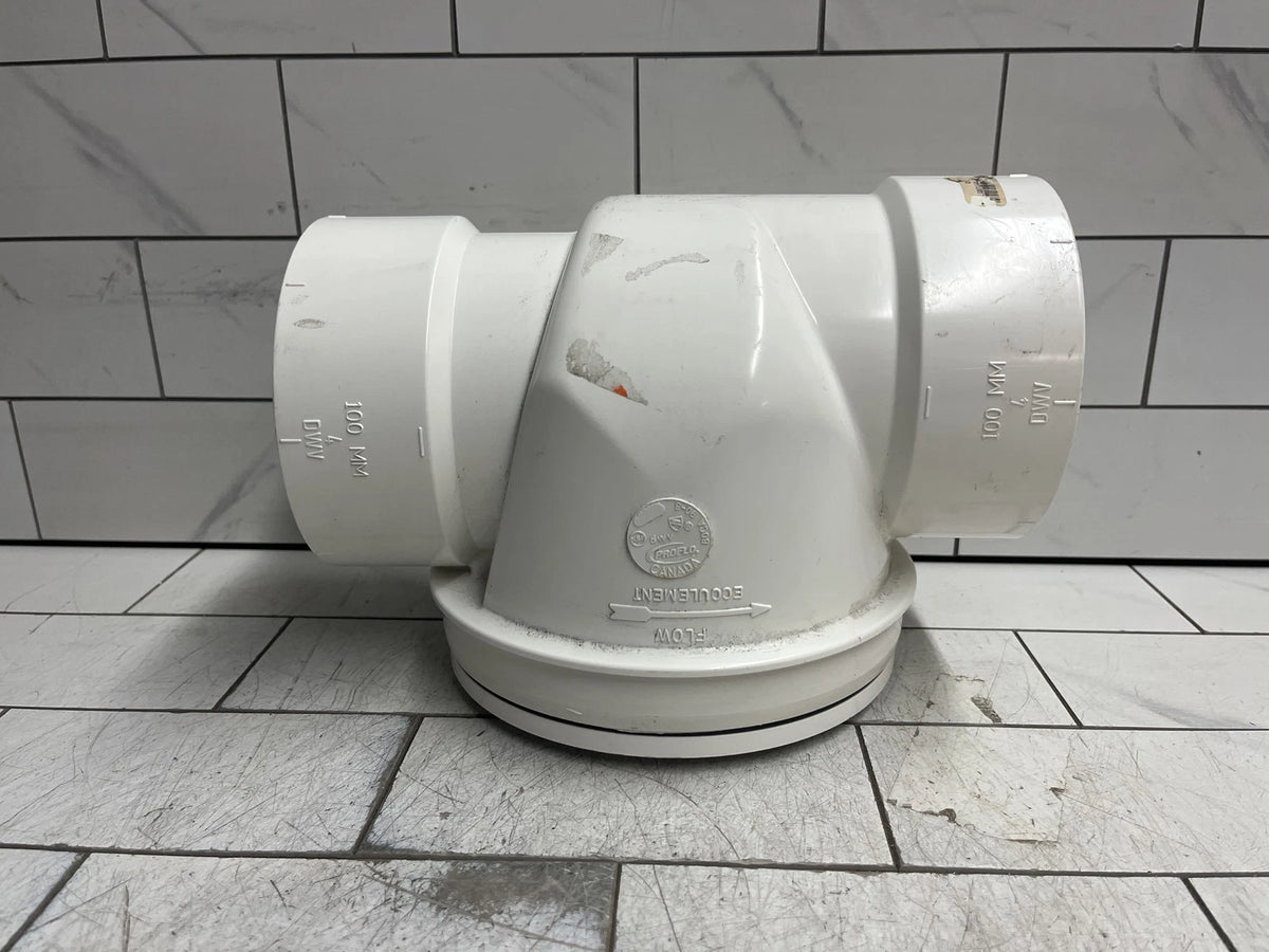 Oatey 4 In. PVC Backwater Valve, Sewage Backflow Preventer waste water backstop
