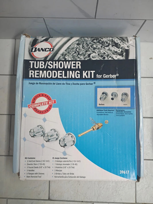 Danco 39617 Tub/Shower Remodeling Kit for Gerber - CHROME Open Box. .