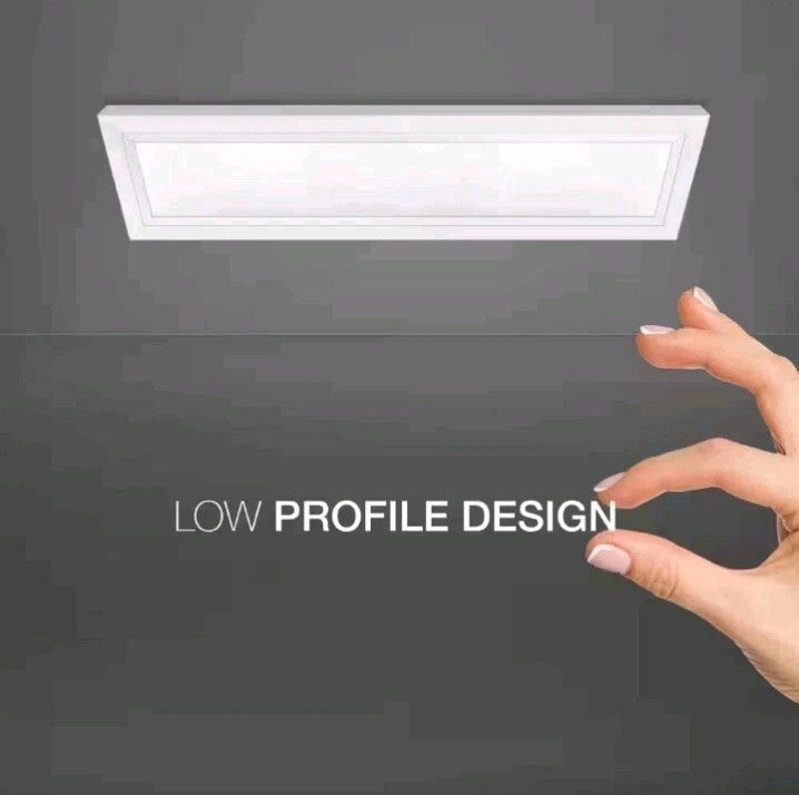 Commercial Electric 950 Lumens Dimmable White Integrated LED Flat Panel Open Box