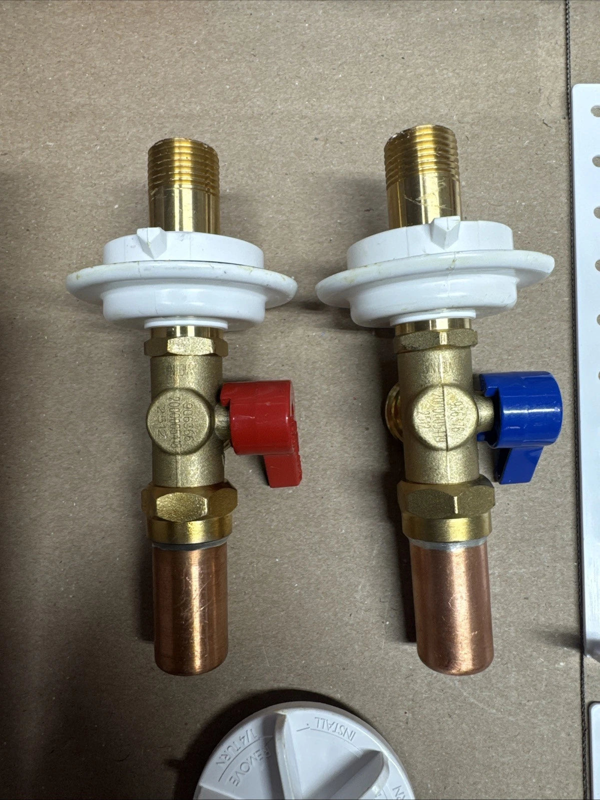 Oatey Washing Machine Outlet Box W/ 1/2” Ball Valves And Hammer Arresters NOB