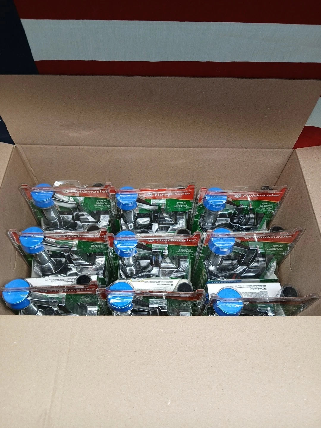 LOT OF 9- Fluidmaster Universal Complete Toilet Rebuild Repair Kit 10 H 400ARHRK