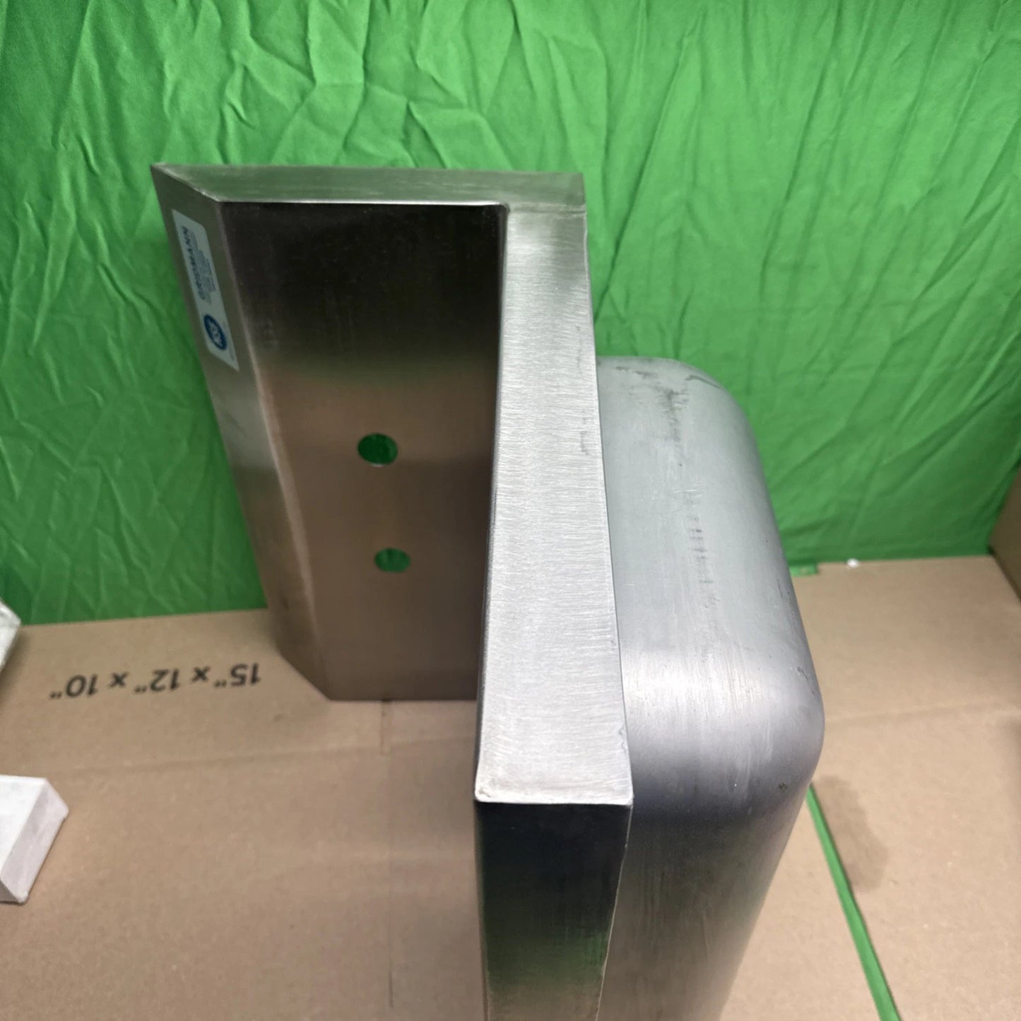 Stainless Steel Wall Mount Hand Wash Basin NSF Certified 17x15 with Gooseneck...