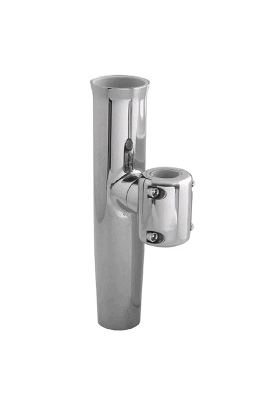 TACO Stainless Steel Clamp-On Adjustable Rod Holder - Fits 7/8" & 1" O.D. Tubin