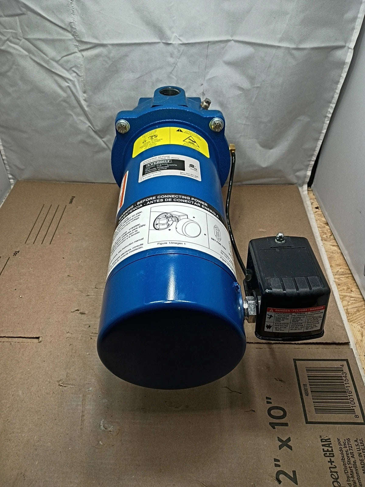 Everbilt 1 HP Professional Convertible Jet Pump. Read Description*PARTS ONLY*