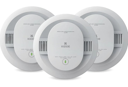 3 Kidde Smoke & Carbon Monoxide Detector for Home, AA Battery Powered, Voice