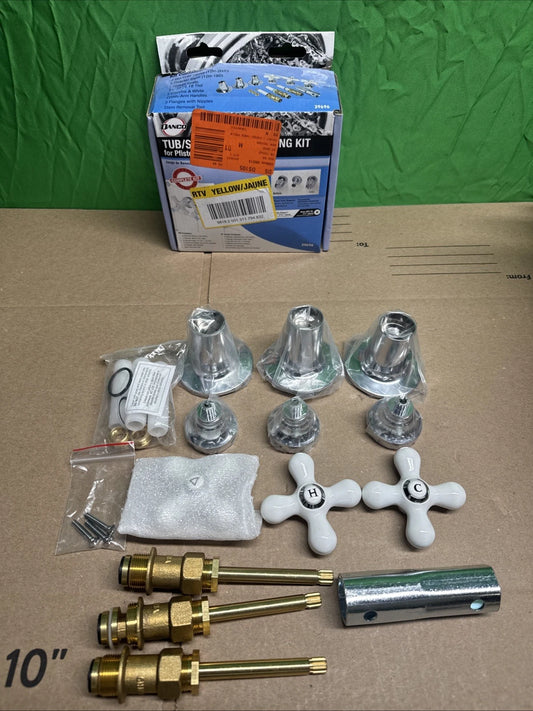 NEW Danco Tub/Shower Remodel Kit for Pfister - Porcelain Cross Arm - 39696 (ob)
