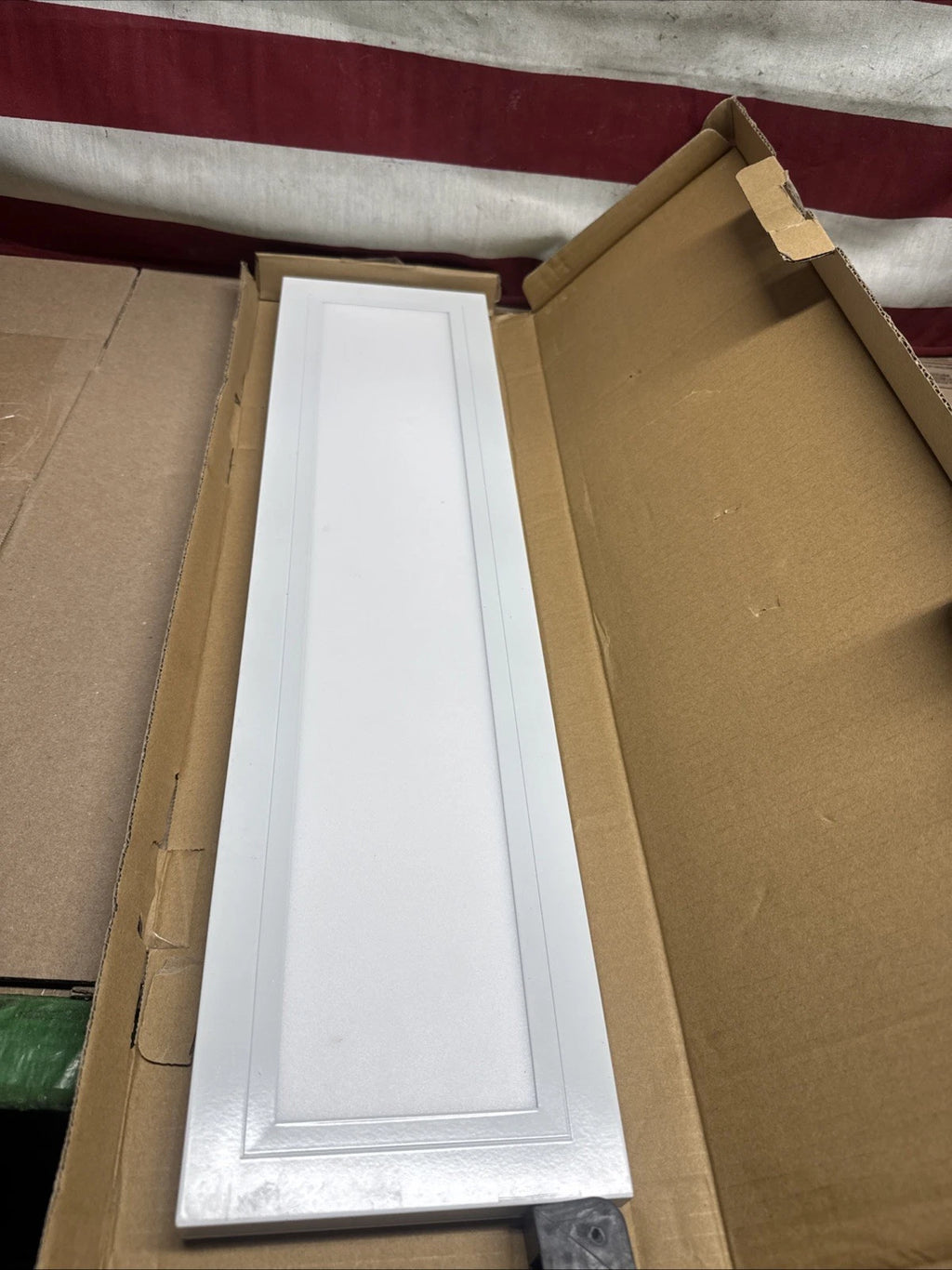 Commercial Electric 6in x 2ft LED Flat Panel Flush Mount Ceiling Fixture 950LM