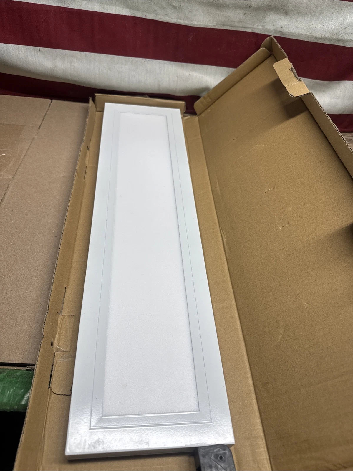 Commercial Electric 6in x 2ft LED Flat Panel Flush Mount Ceiling Fixture 950LM