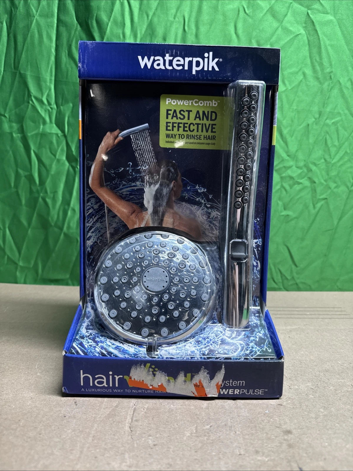 Waterpik 12-spray 5 in. High PressureDual Shower Head and Handheld Shower Head.
