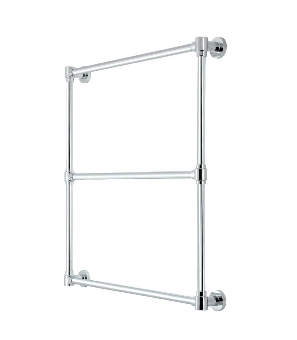 Kingston Brass Gallant 30 x 32In Wall Mount Towel Rack Polished Chrome