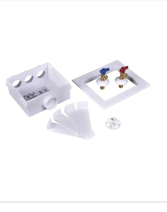 "Washing Machine Outlet Box'' Oatey Quadtro 4 Options Model 38529 Open Box .