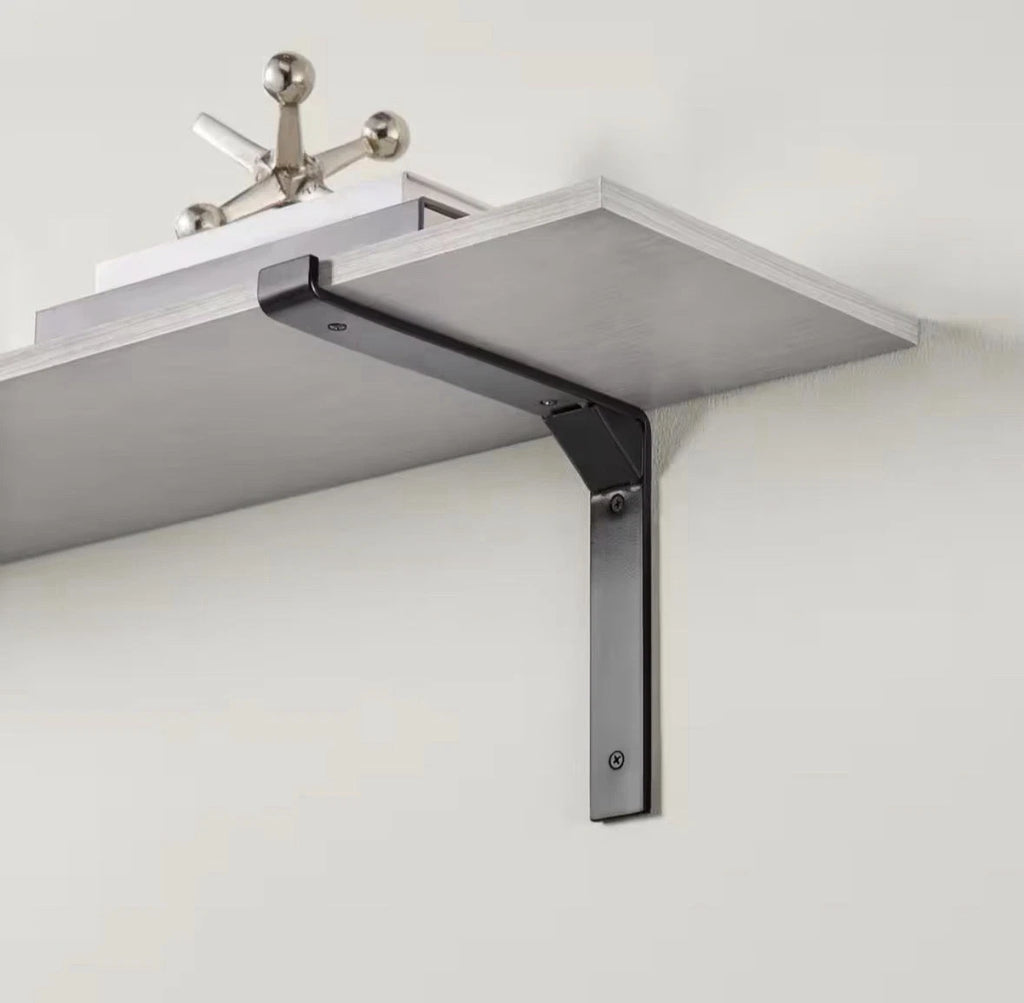 6-Pack Everbilt 10 in. Black Deco L Steel Bracket