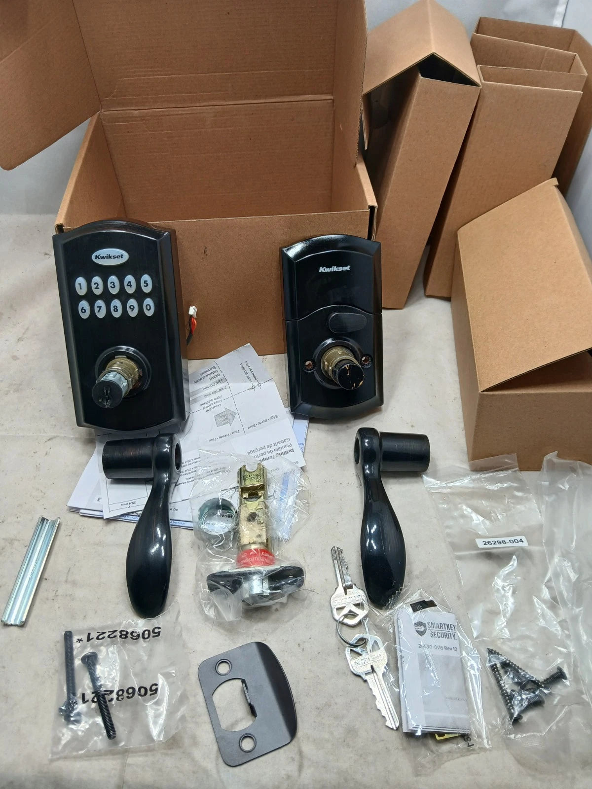 Kwikset SmartCode 955 Pembroke Light Commercial 10Button Keypad Electronic OB