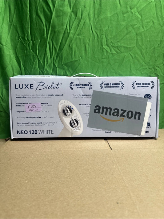 LUXE Bidet NEO 120 - Self-Cleaning Nozzle, Fresh Water Non-Electric Bidet