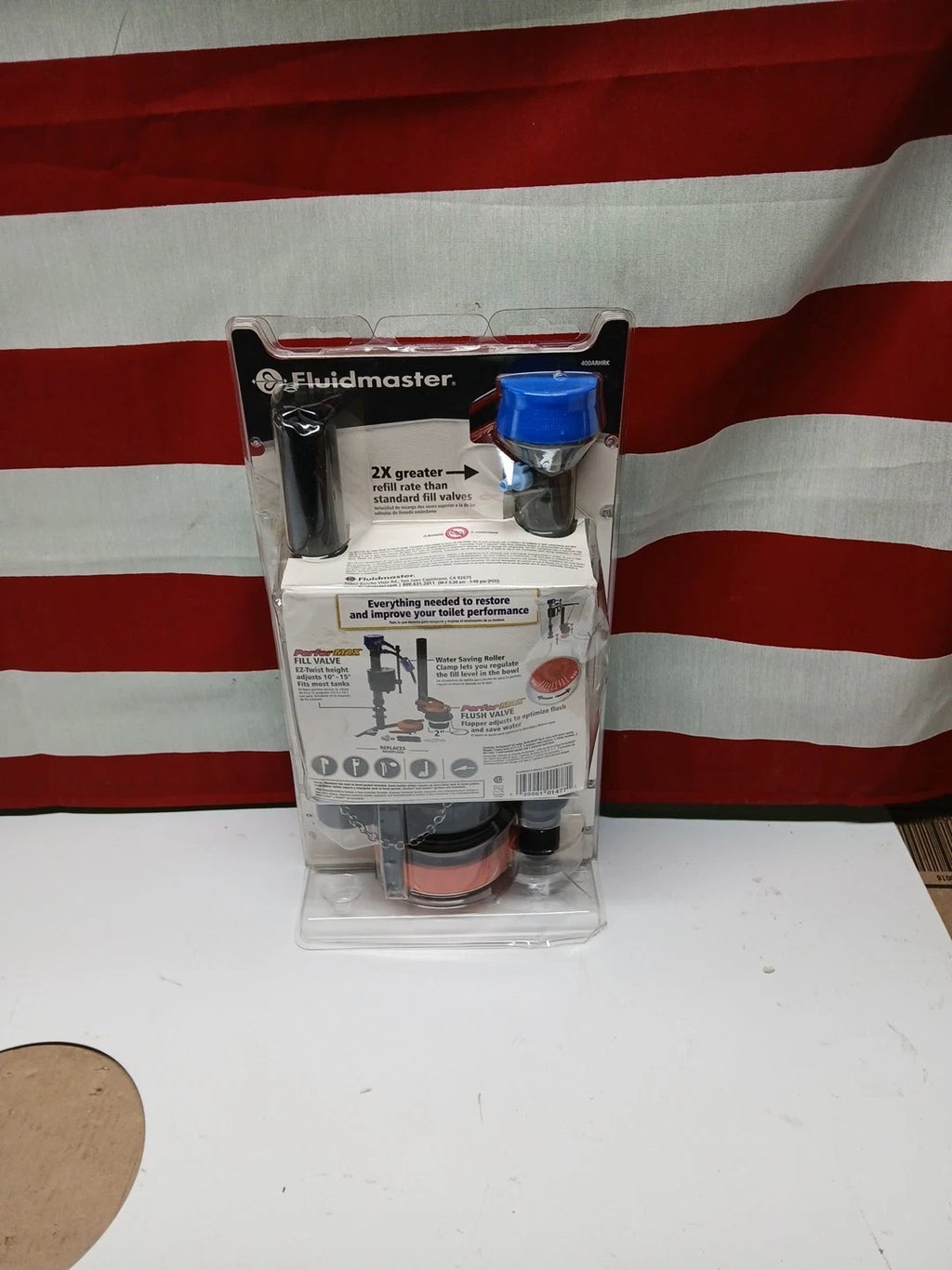 LOT OF 9 Fluidmaster Universal Complete. Toilet Rebuild Repair Kit 10 H 400ARHRK