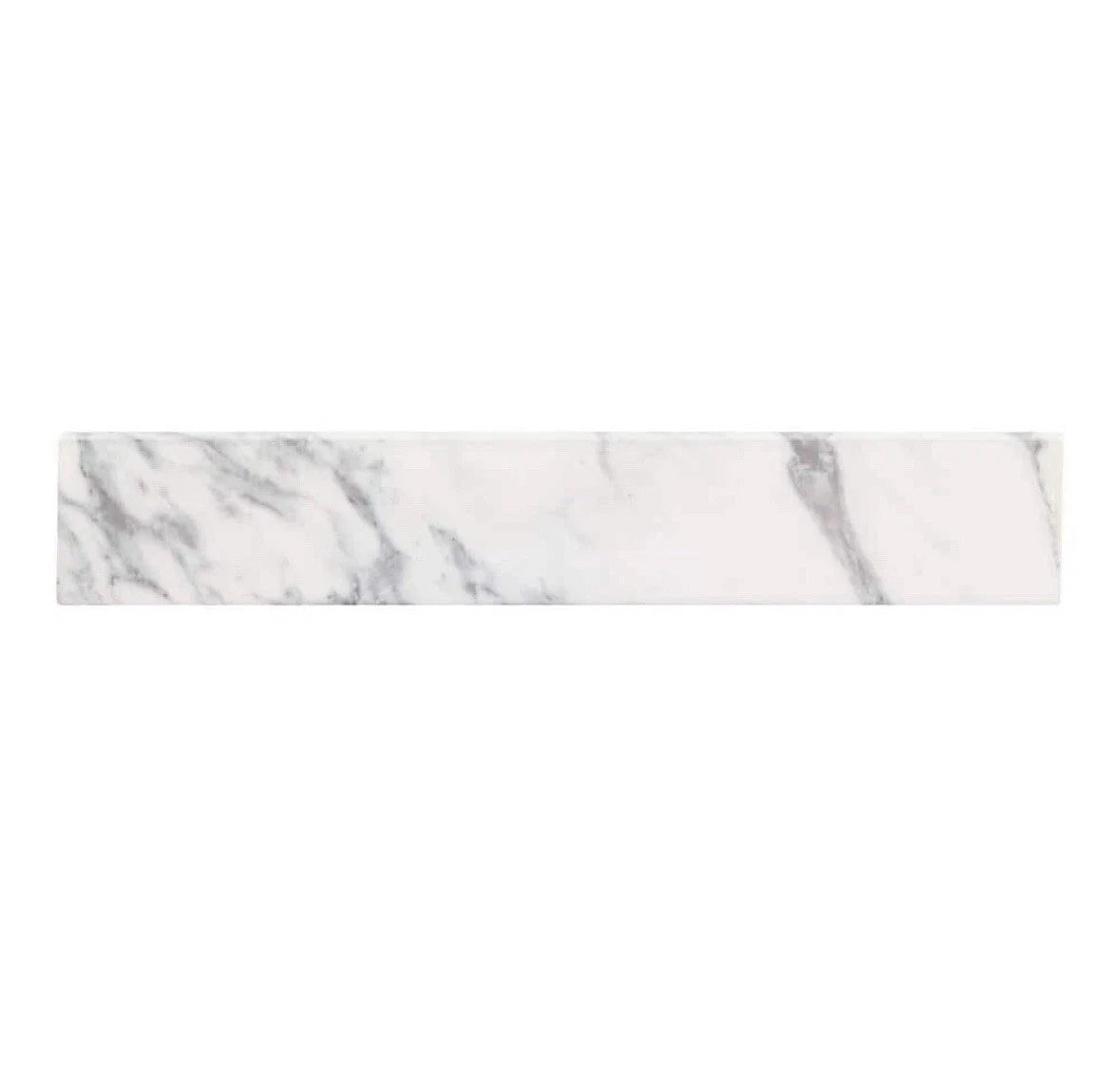 Home Decorators 21inch Stone Effects Cultured Marble Side Splash in Toscana