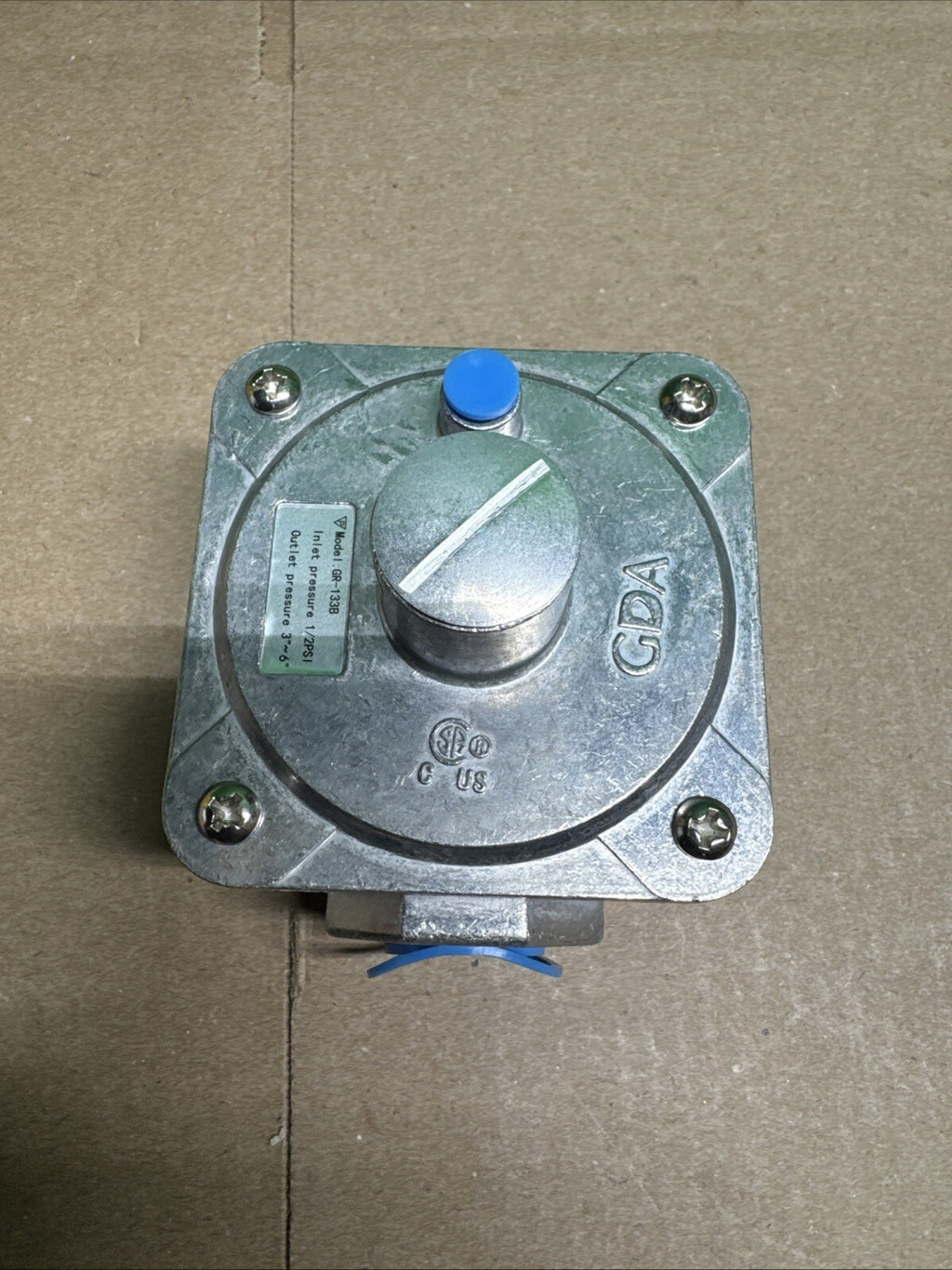 Natural Gas Regulator 1/2psi 4" GR-133B GR-133B