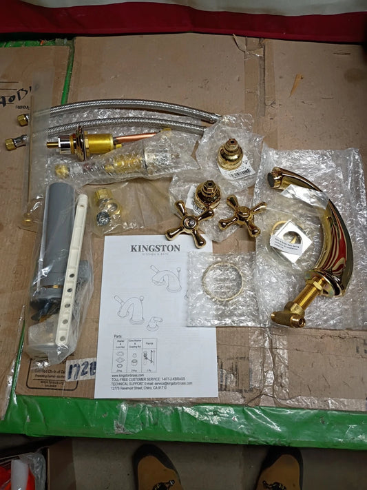 Kingston Brass KS1972AL Heritage 1.2 GPM Widespread Bathroom, READ DESCRIPTION.