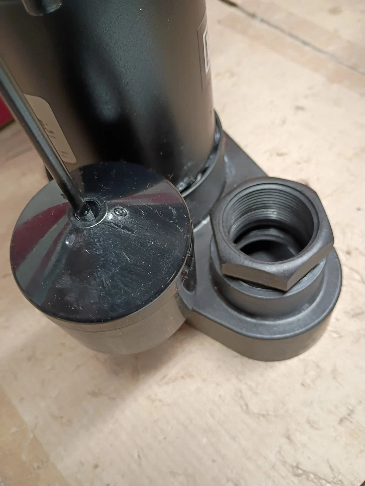 Everbilt HDSP2 1/4 HP Aluminum Sump Pump w/ Tether Float Switch OPEN BOX.