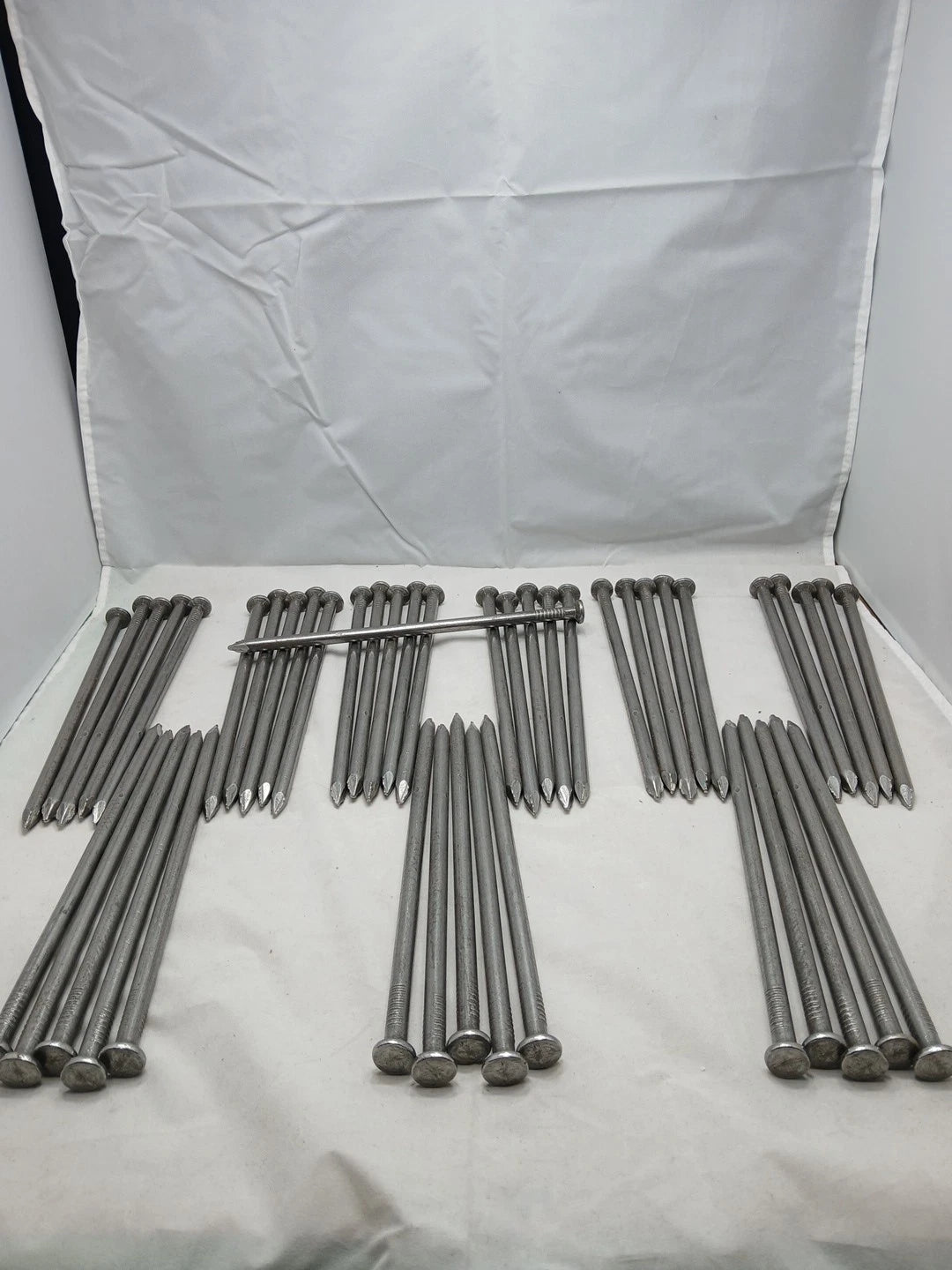 10-Inch Steel Anchoring Spikes, 45 Pack