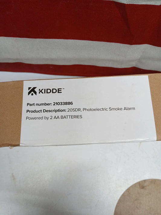 3-Pack Kidde 20SDR Smoke Detector AA Battery Powered 5" LED Alarm NEW SEALED