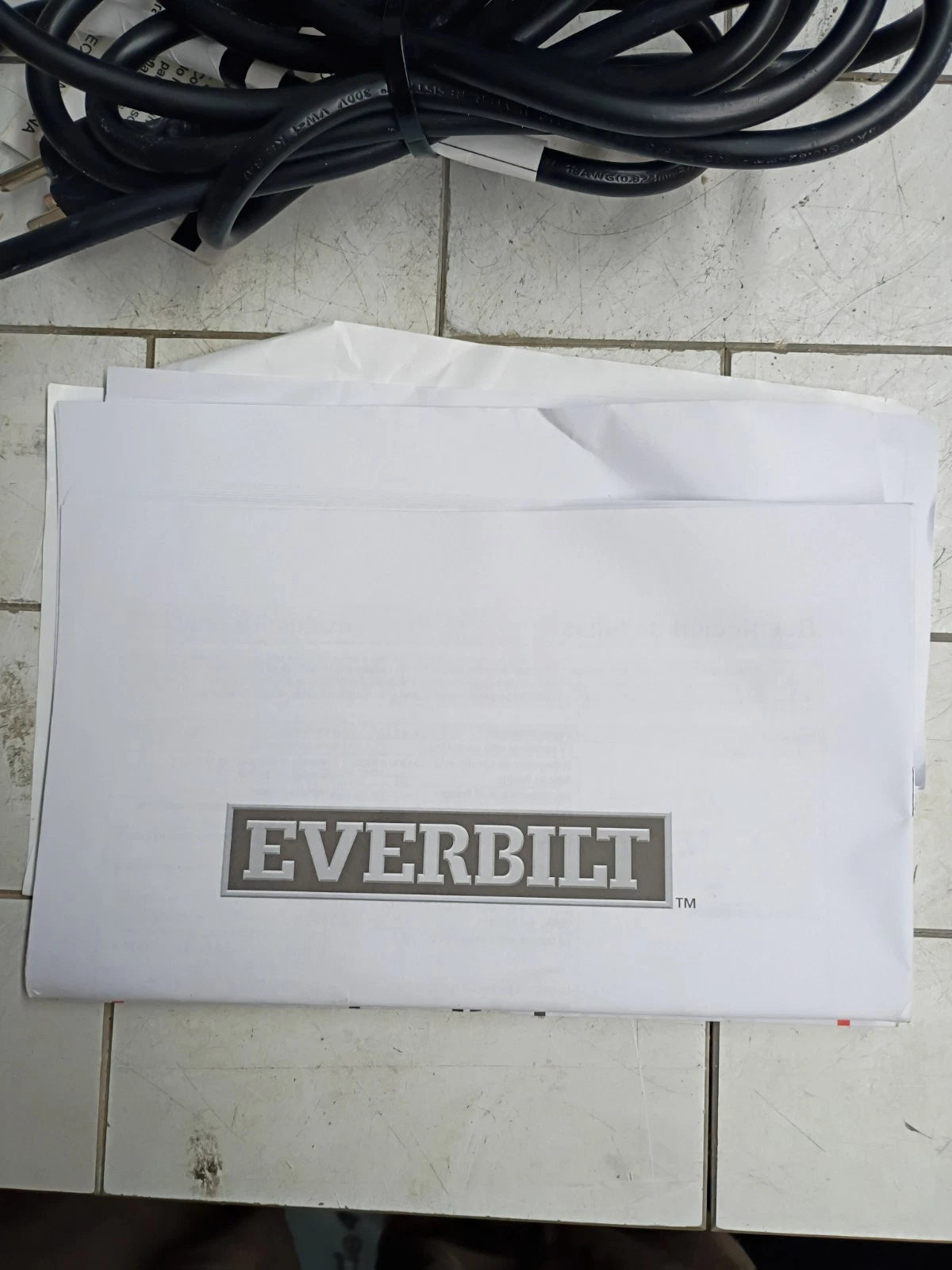 Everbilt 1000041119 1/3 HP Cast Iron Submersible Sump Pump Used.