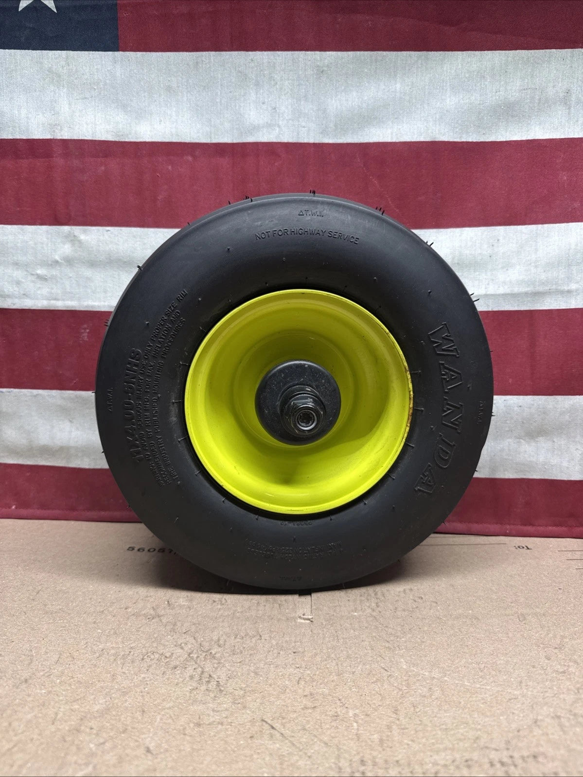 Front Wheel & Tire for Ryobi Z30Li 80v Zero Turn Mower
