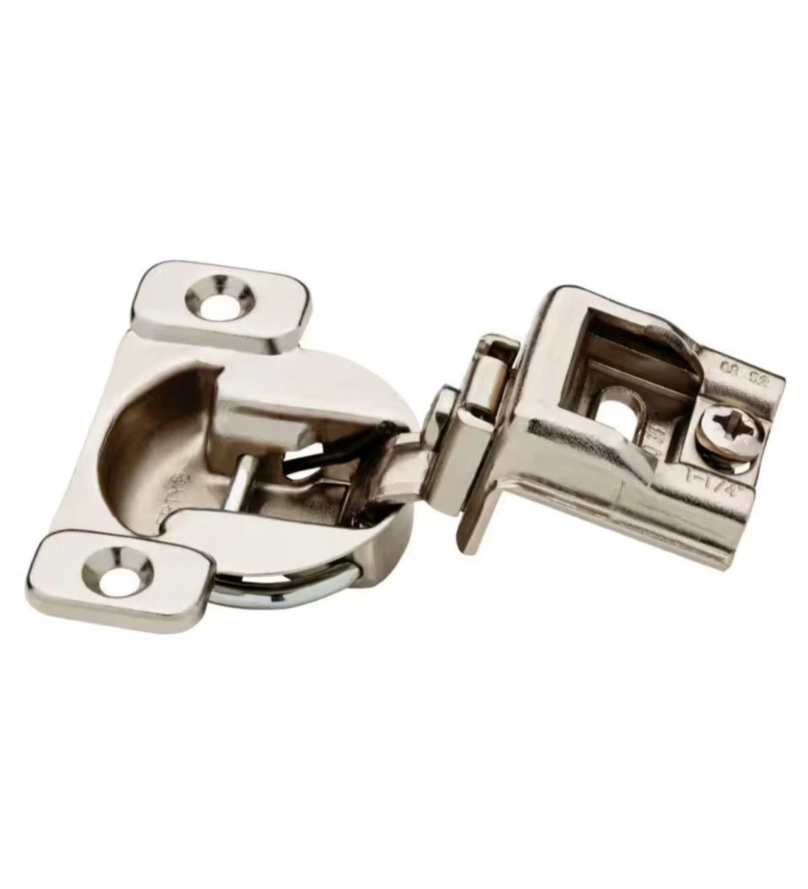 (30-Pk) Everbilt 105-Degree Overlay Cabinet Hinge 35mm 1-1/4 H70247E-NP-U1