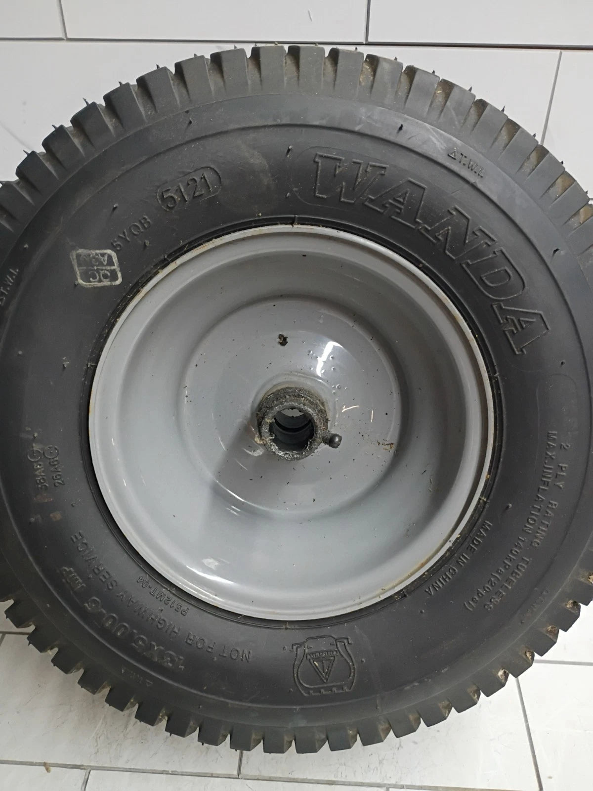 OEM Front Tire 13x5.00-6 For Craftsman Electric mower CMCRM233301 USED
