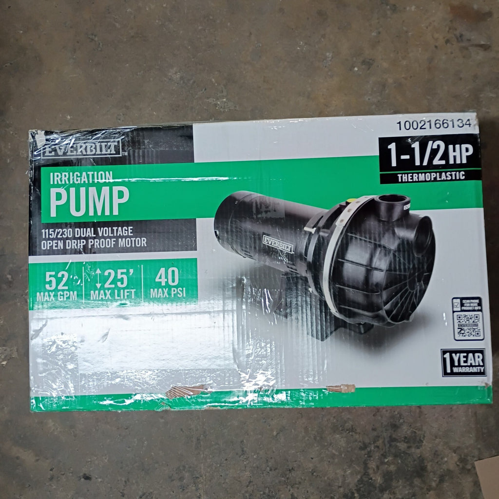 Everbilt HDLS15P 1-1/2 HP 115/230 Volts Plastic Lawn Irrigation Pump PARTS ONLY