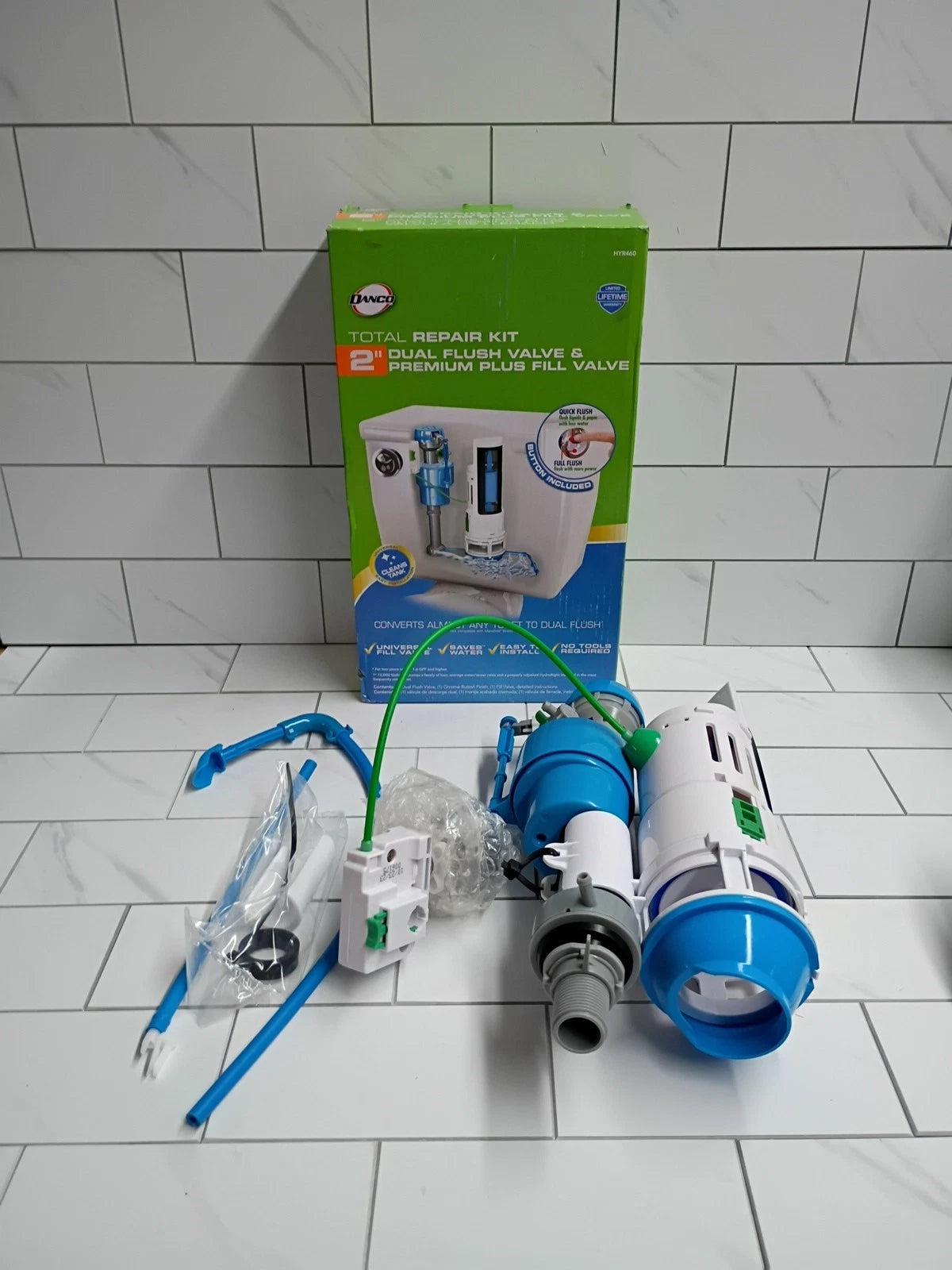Danco Hydroright Toilet Repair Kit : with Dual Flush Valve Push Button Handle
