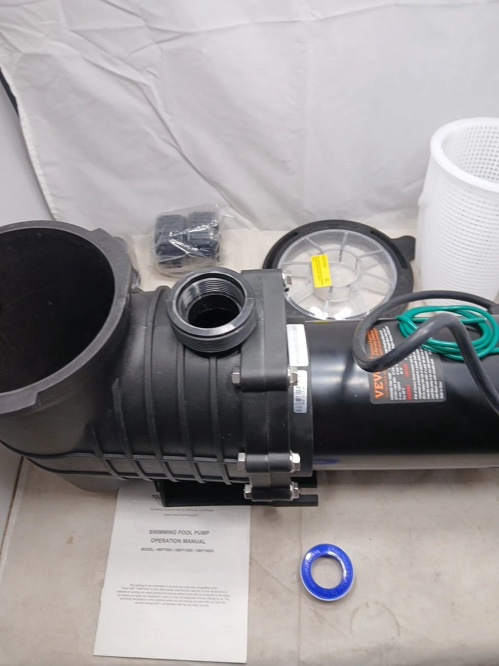VEVOR HBP1500H Pool Pump NEW Open Box