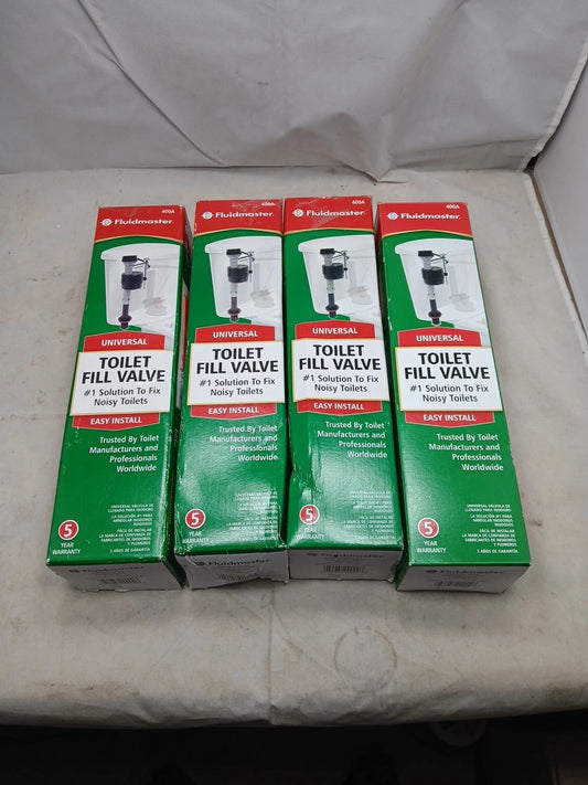 12 -PACK Fluidmaster 400A Universal Toilet Fill Valve NEW OB