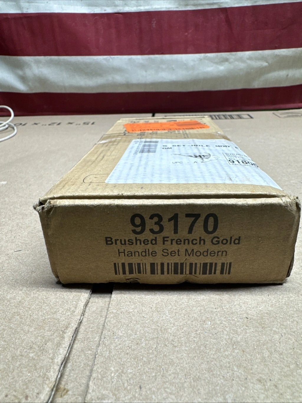 ANDERSEN Storm Door Handle Set Brushed French Gold Modern Handle Set - 93170''