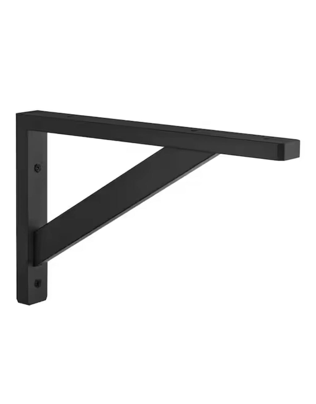 10-PK 7. 5in x 11. 5in Black Wooden Shelving Bracket NEW