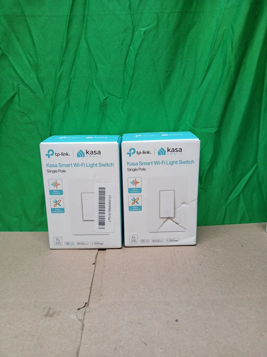 2Pk Tp-Link Kasa Smart Light SwitchHS200,Single Pole,Needs Neutral Wire,2.4GHz W