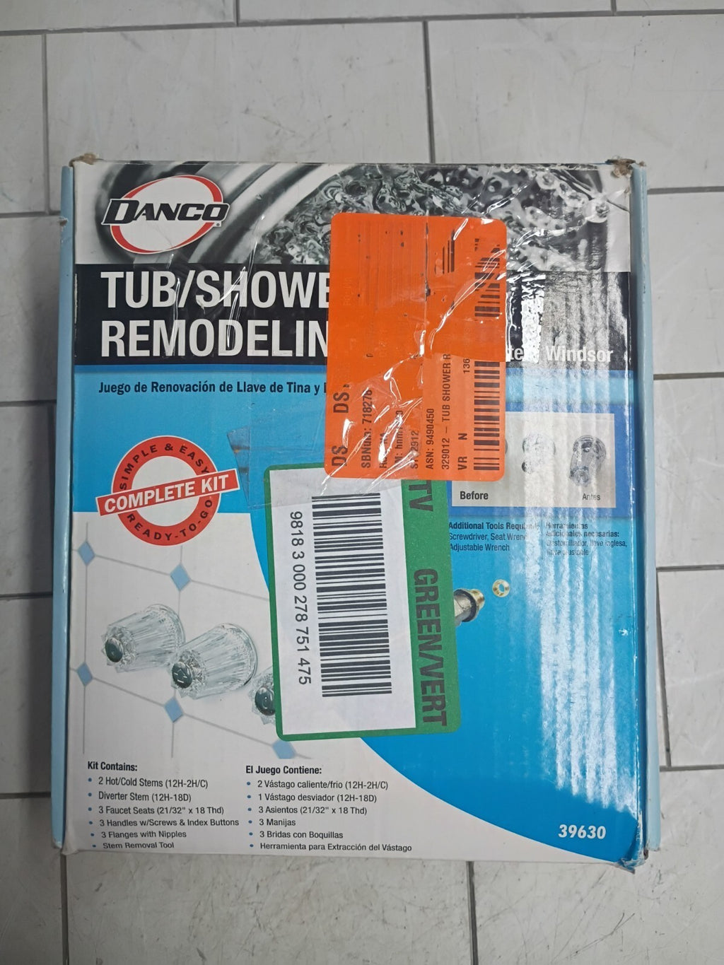 1pk Danco 39630 Tub Shower Rebuild Kit  For Pfister... OPEN BOX Complete Set