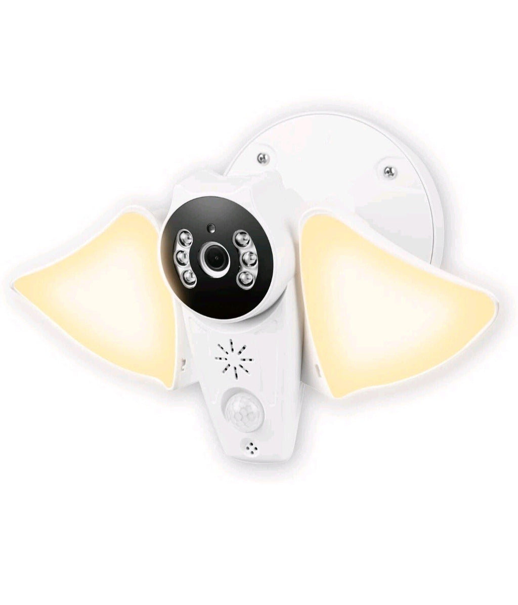 Bubo Outdoor Floodlight Camera WiFi 1080P Security Cam, PIR Motion Sensor