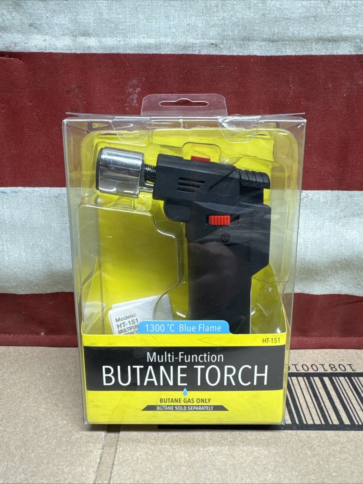 Titan3 HT-151 Multi-Function Butane Torch 1300 °C Blue Flame NEW