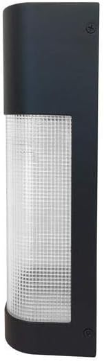 Commercial Electric 19-Watt Black Outdoor Integrated LED Classic Wall Pack Light with Dusk to Dawn Control