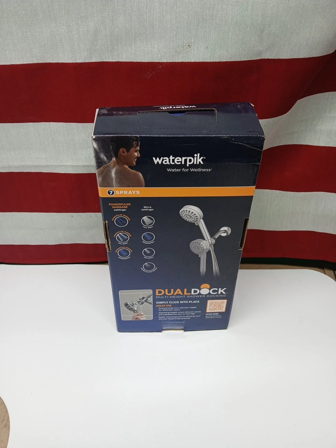 NEW Dualdock Multi-height 7spray wallmount handheld showerhead