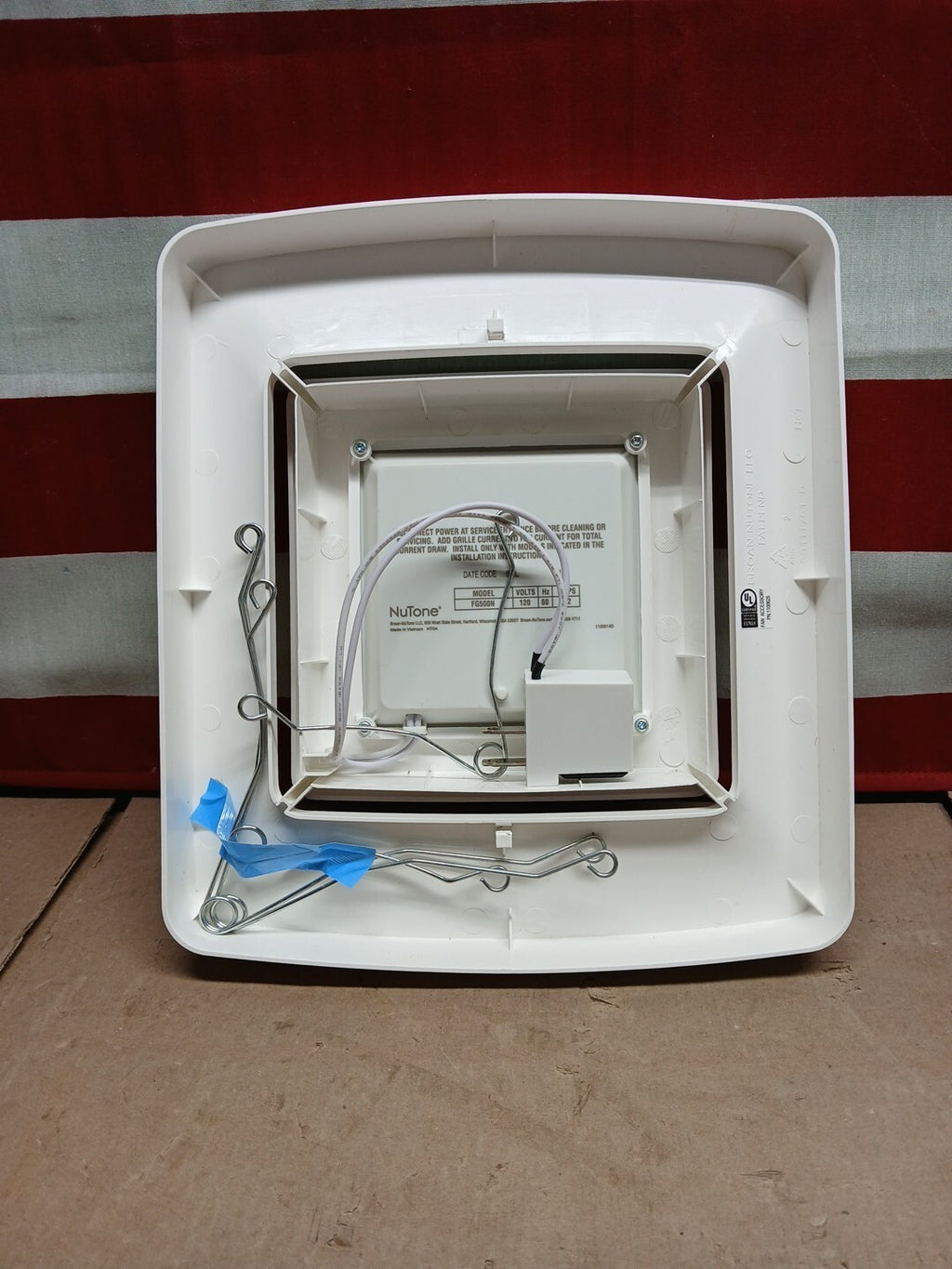 Broan NuTone FG500N LED Grille Upgrade For Bathroom Ventilation Fans