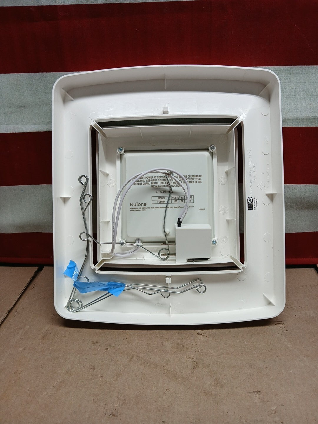 Broan NuTone FG500N LED Grille Upgrade For Bathroom Ventilation Fans