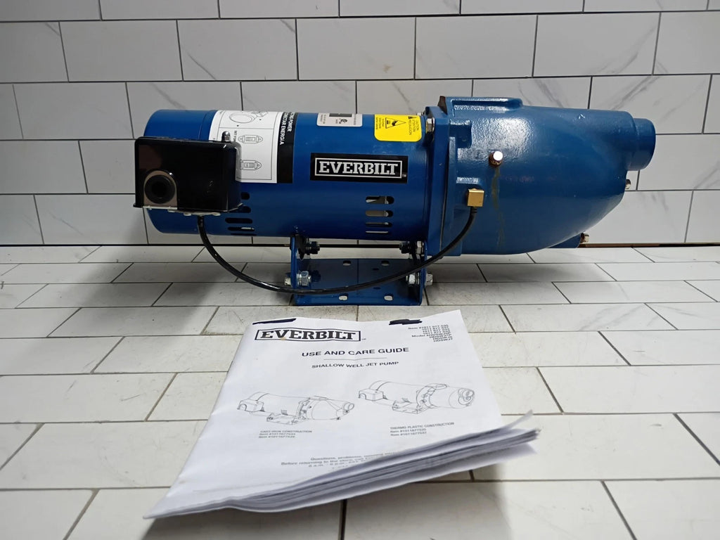 Everbilt HDSWJ7 3/4 HP Cast Iron Shallow Well Jet Pump *For Parts*