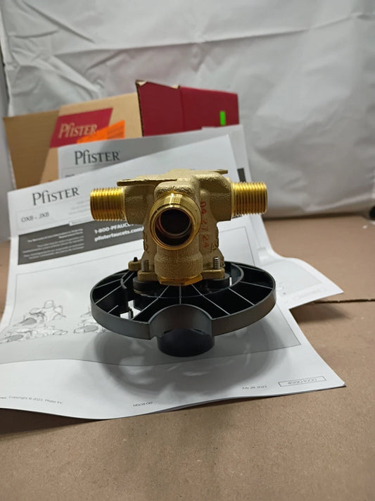 Pfister 0X8-340A Ceramic Disc Shower Valve Body Rough-In Valve Open Box