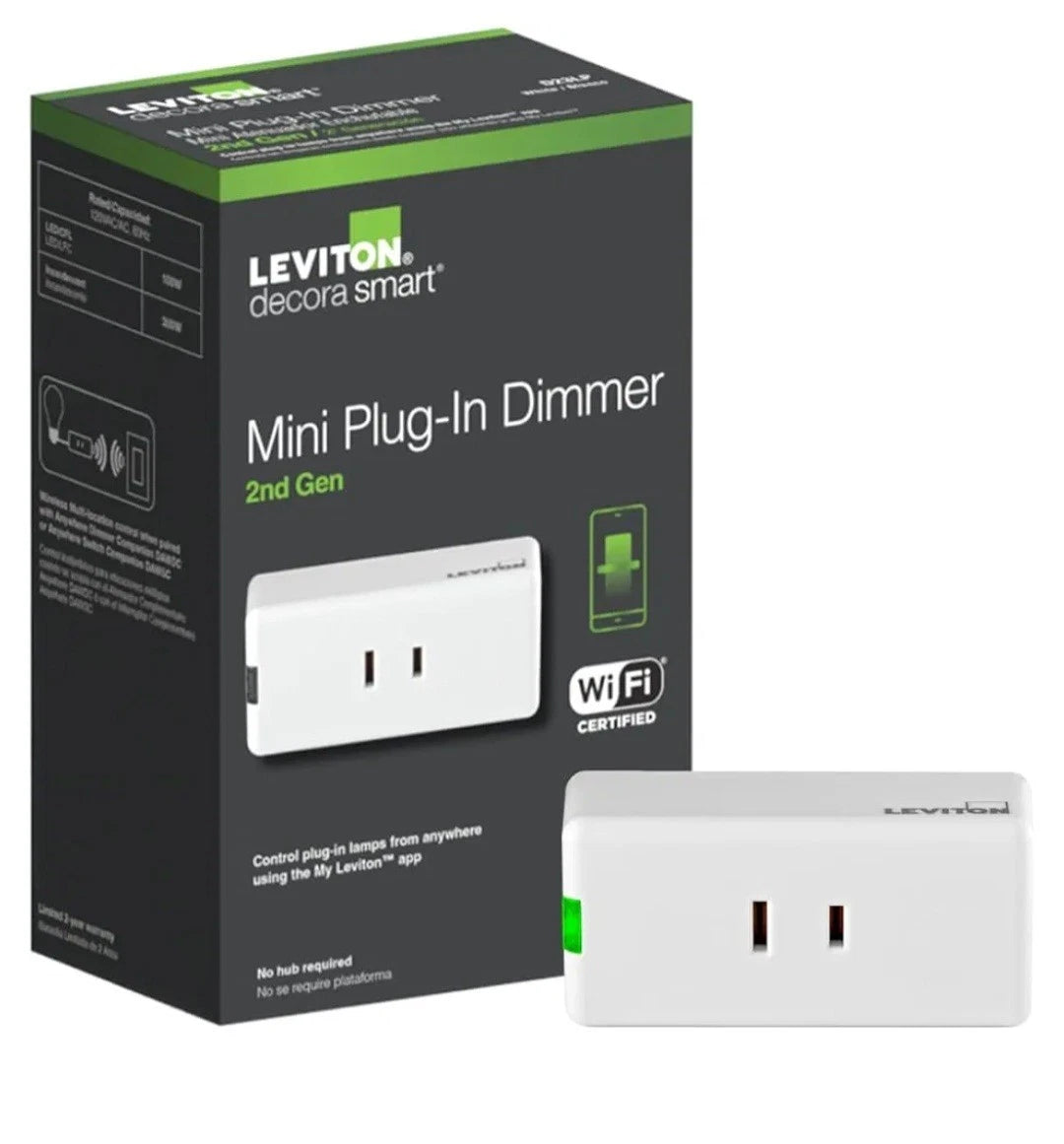 Leviton Decora Smart Dimmer Plug, Wi-Fi 2nd Gen.