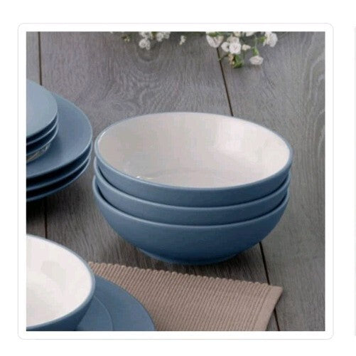 2pk Colorwave Collection Noritake Set Of 4 Bowls, Ice 8099 New Open Box