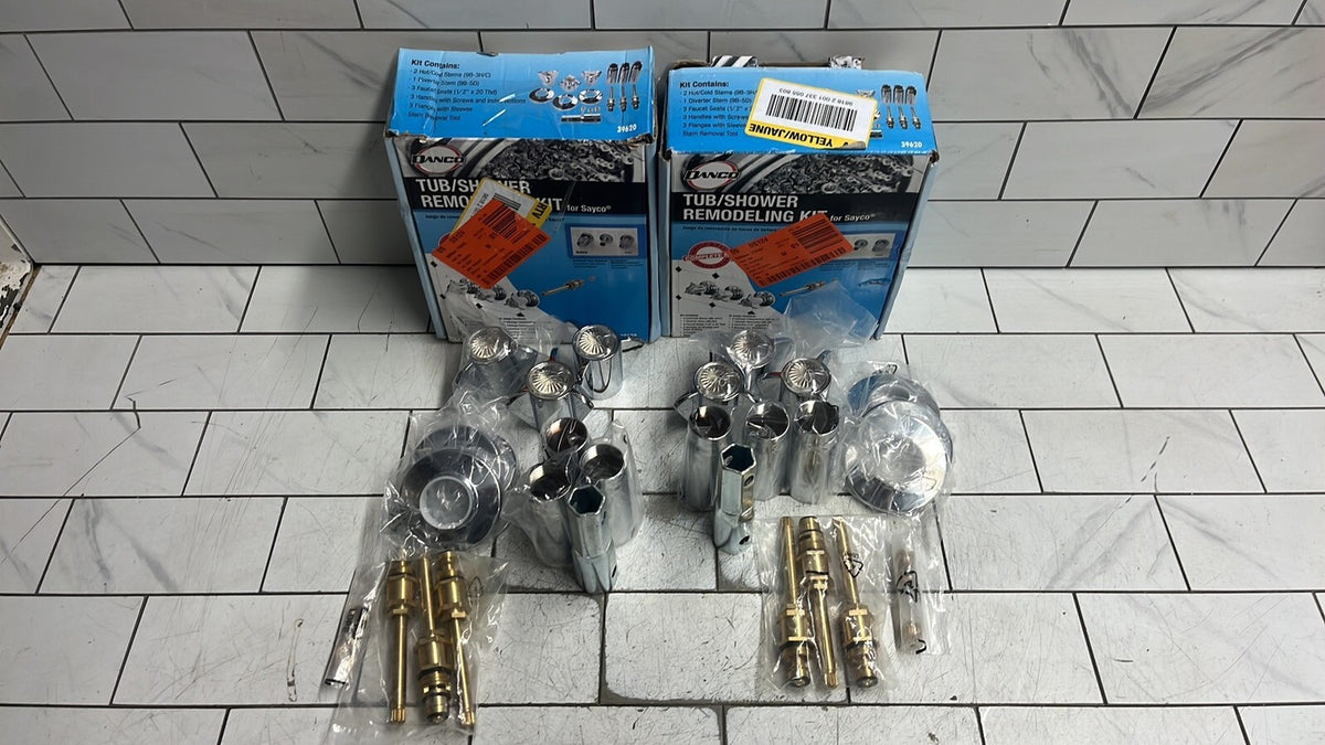 2PK Danco 39620 Tub/Shower Remodeling Kit for Sayco NEW Open Box Complete Set