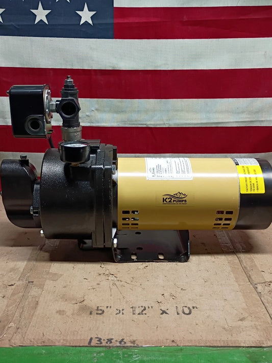 K2 WPD10001K Pumps Convertible Jet Pump 1 Hp Lead Free Cast Iron 115/230V *READ*