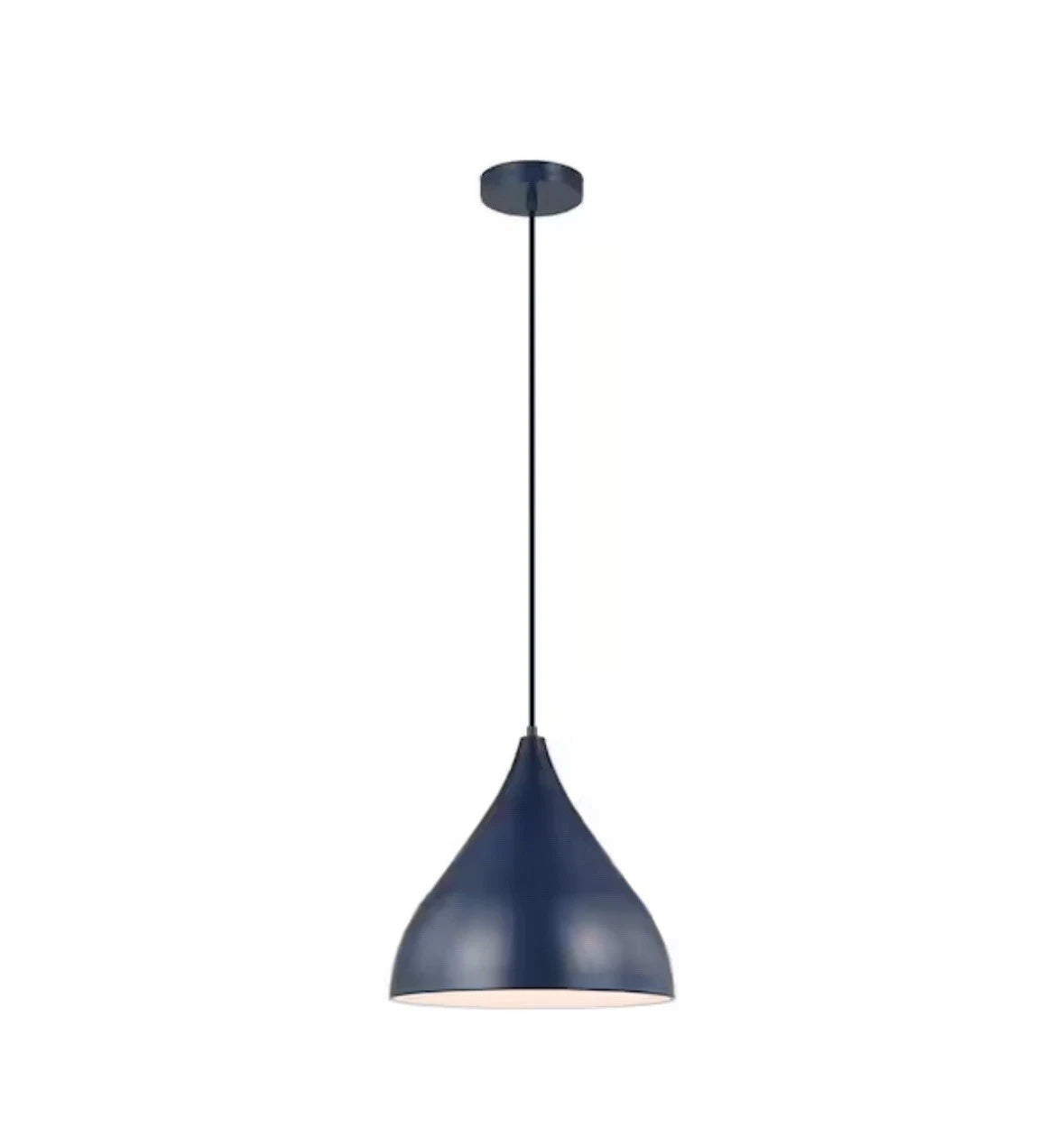Generation Lighting Oden 1-Light Midnight Black Medium Statement Pendant Light